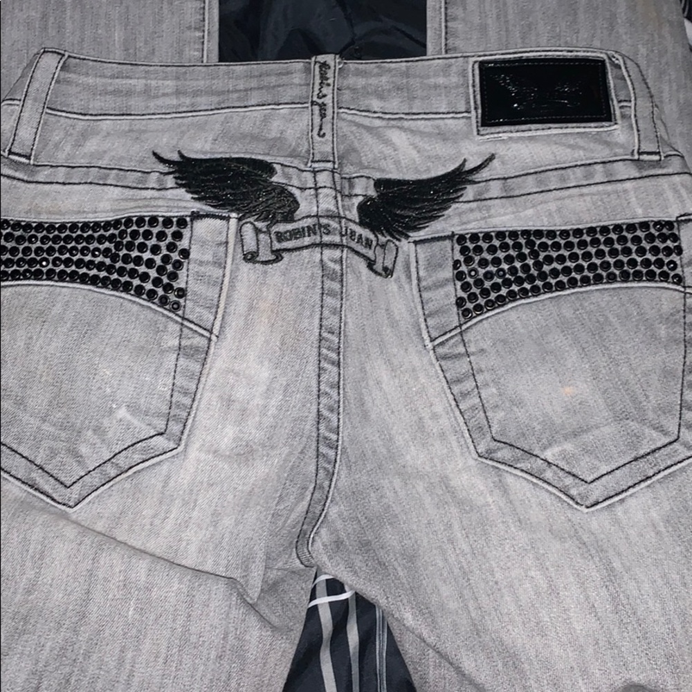 Custom made 1 of a kind Robins Jeans